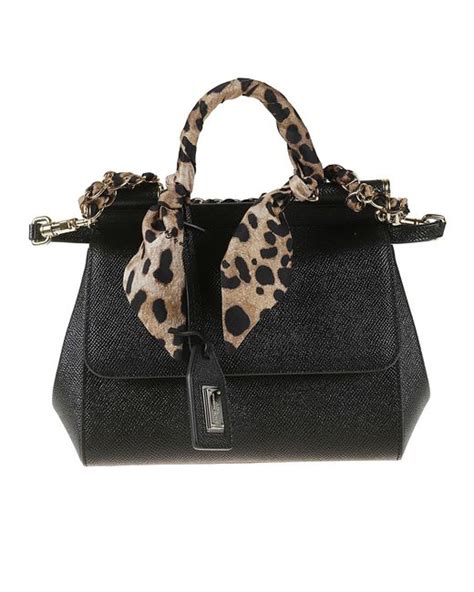 dolce gabbana sicily large animalier luisa via roma|Large Sicily handbag in Animal Print for Women.